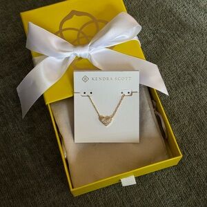 Kendra Scott Pave Heart Necklace